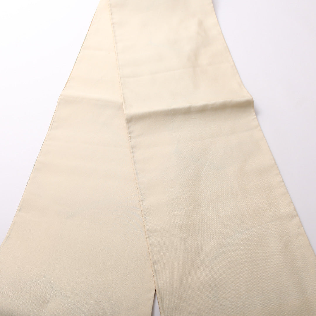 袋帯 帯丈428cm 正絹 六通 セミフォーマル 佐賀錦 亀甲 金系 1243-01710