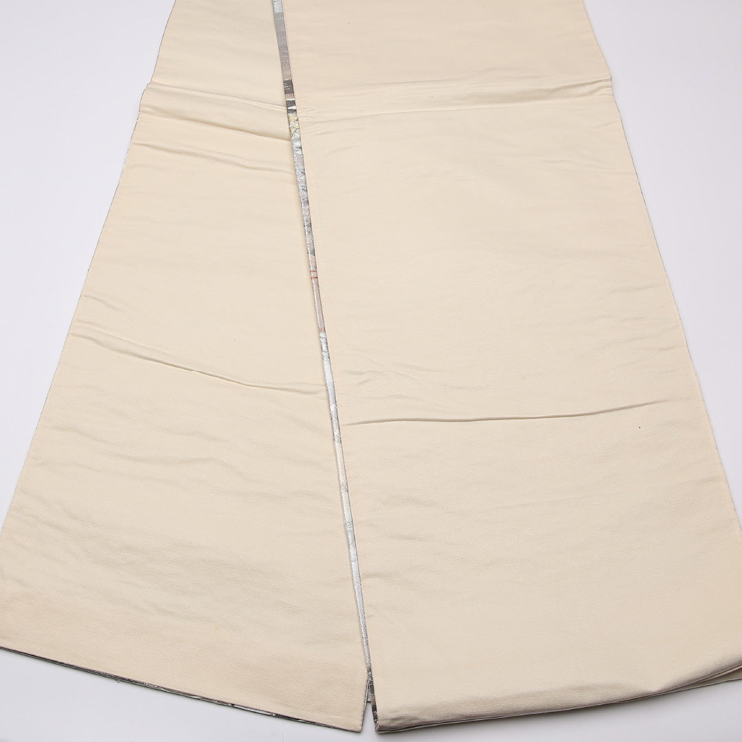 袋帯 帯丈432cm 六通 京洛百景 フォーマル セミフォーマル 緑系 正絹 Aランク 1223-01088