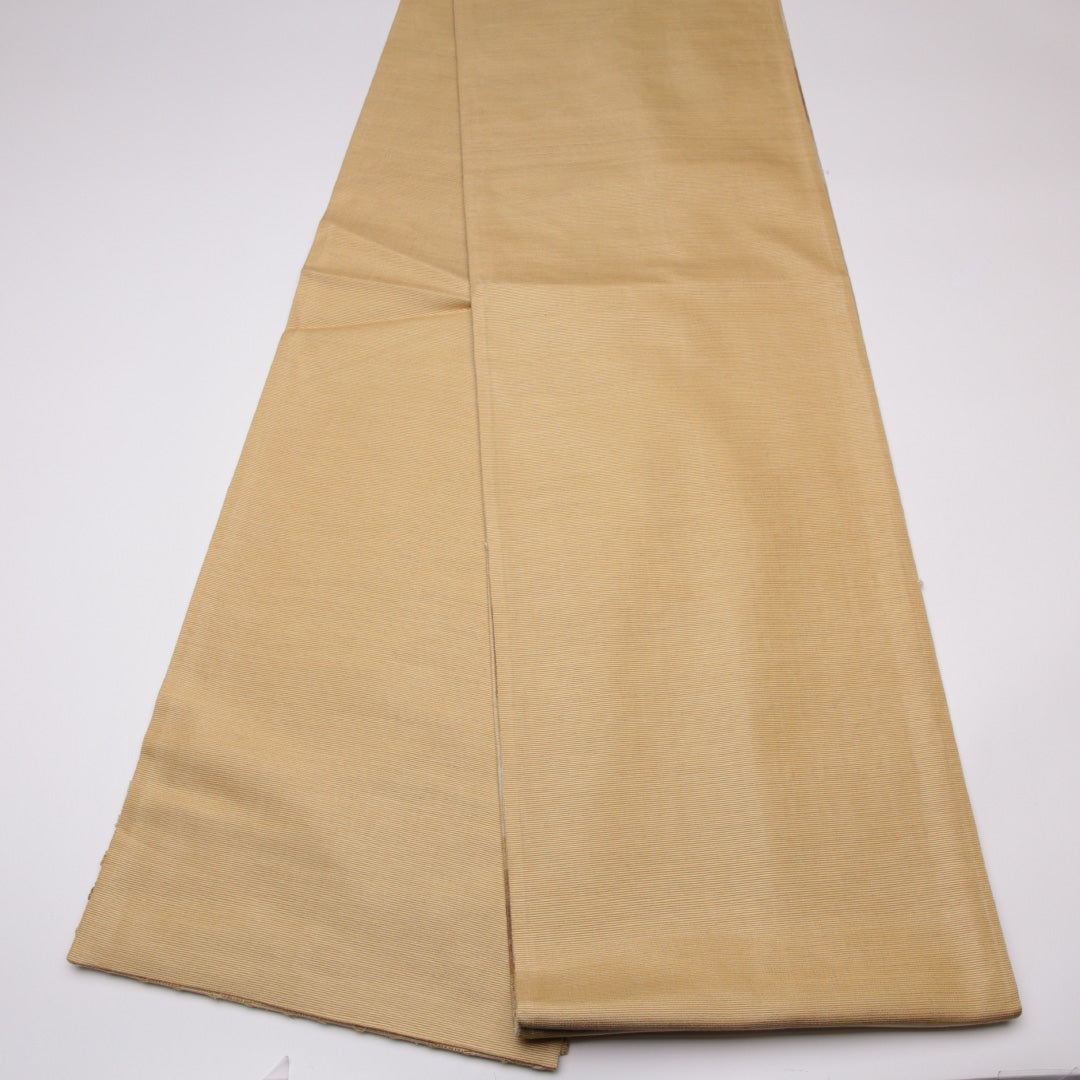 袋帯 帯丈450cm 六通 ますいわ屋 はればれ加工 創作 カジュアル 黄系 正絹 Sランク 1223-01109