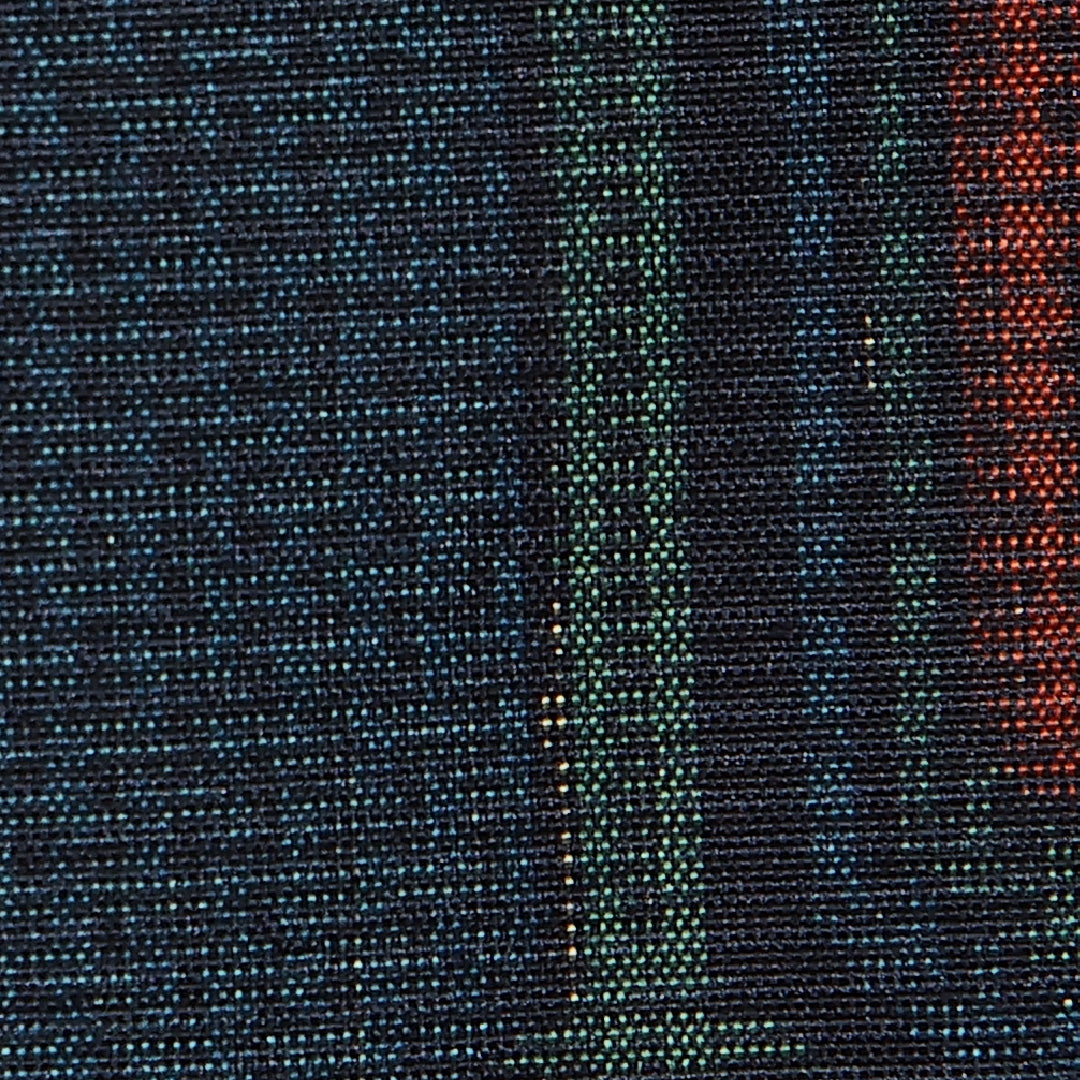 道行コート 身丈82cm 裄丈64cm M 正絹 Sランク 袷 紬 亀甲 1263-10774