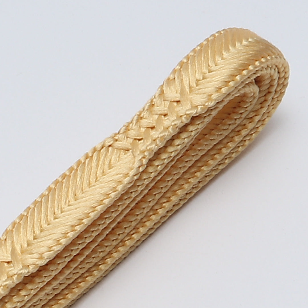 未使用品 帯締め 平組紐 大和組 正絹 黄系 1251-02071
