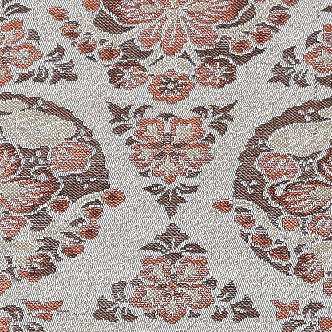 丸帯 帯丈380cm 全通 フォーマル ベージュ系 正絹 Sランク 1223-00615