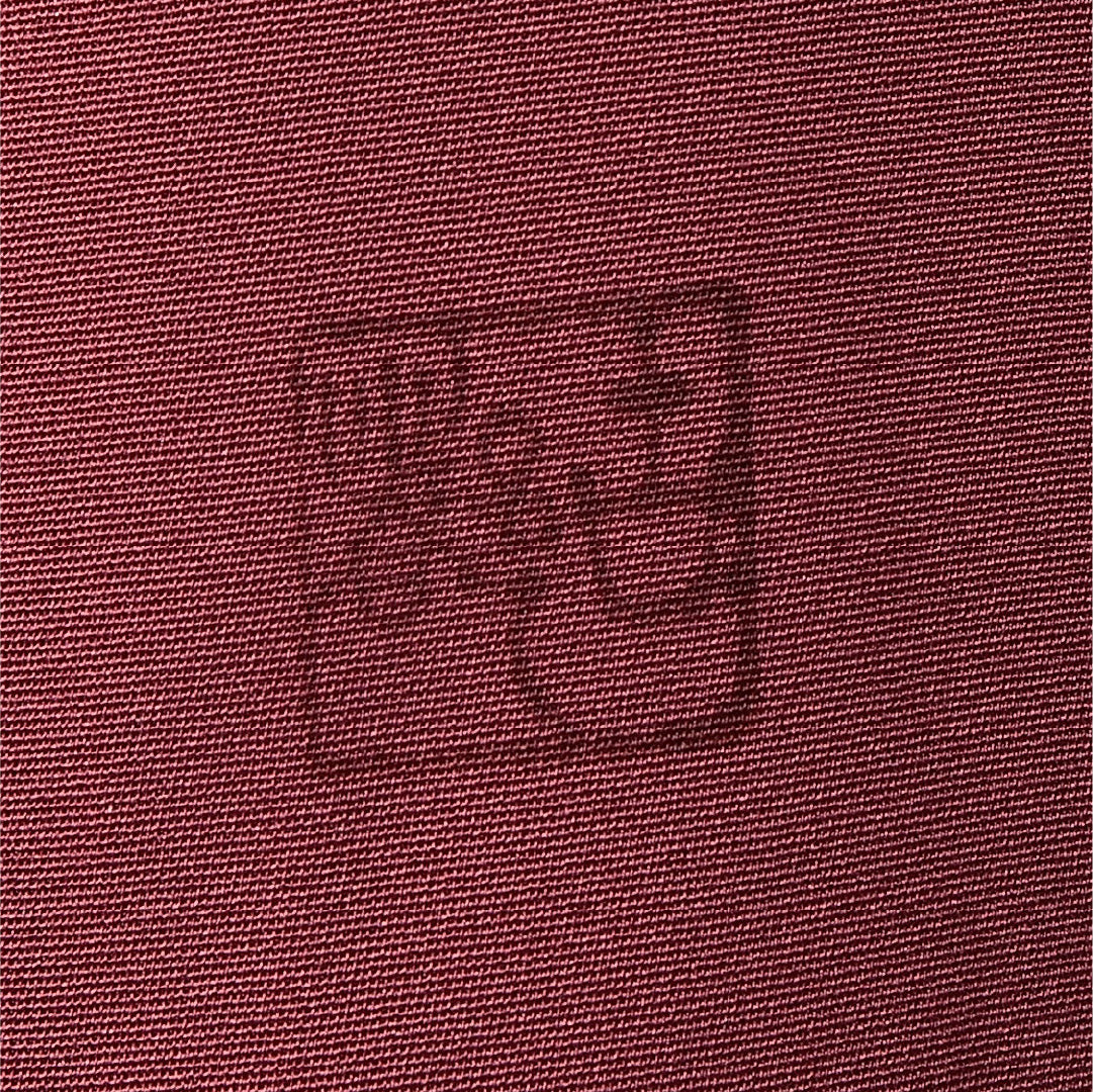 未使用品 道行コート 袷 身丈95cm 裄丈66cm 正絹 Sランク Mサイズ ポケットあり 落款 しつけ糸 紅葉 楓 ピンク系 RP 1237-13699