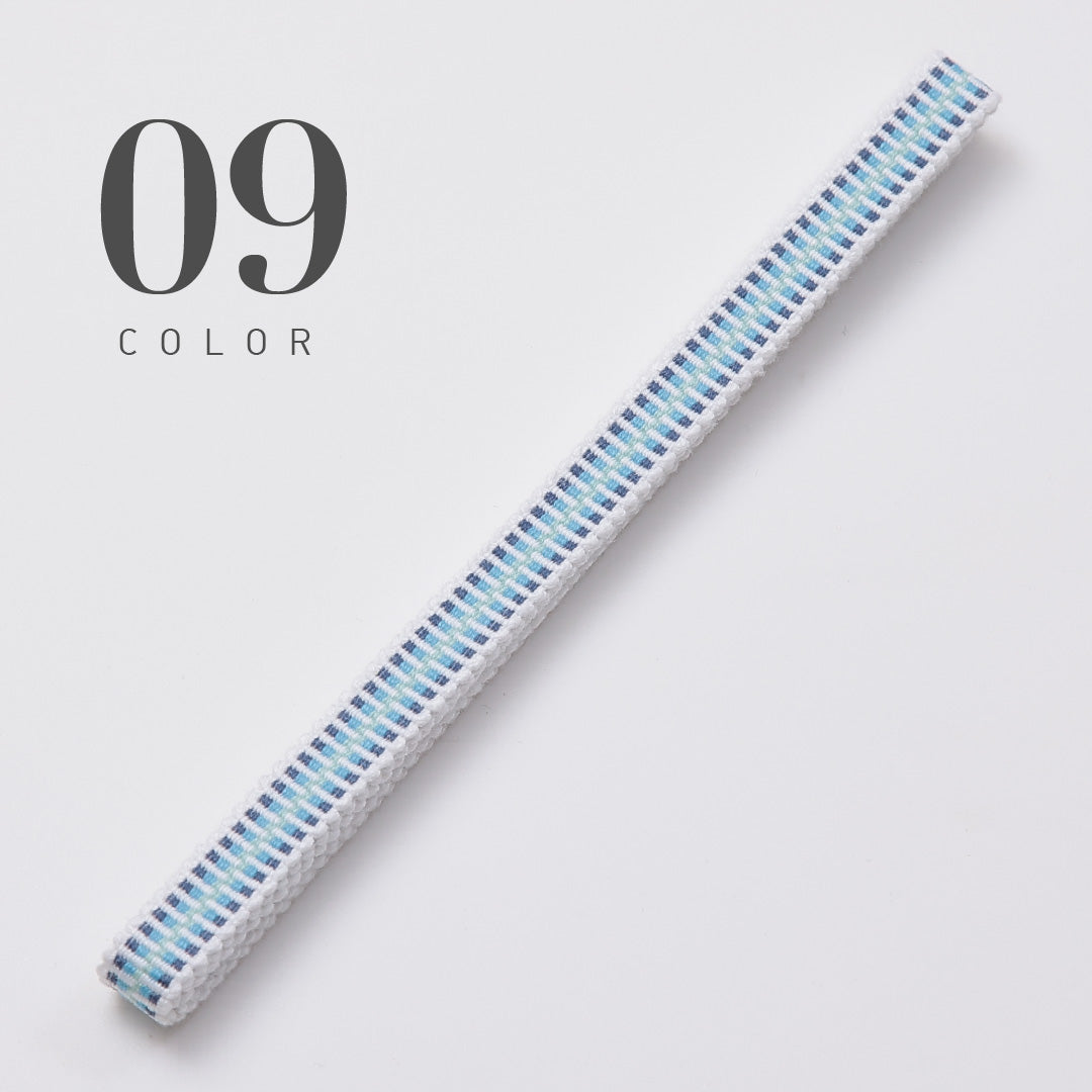 新品 真田紐 帯締め 長さ124cm 幅1cm 平織り 三分紐 12123-00001