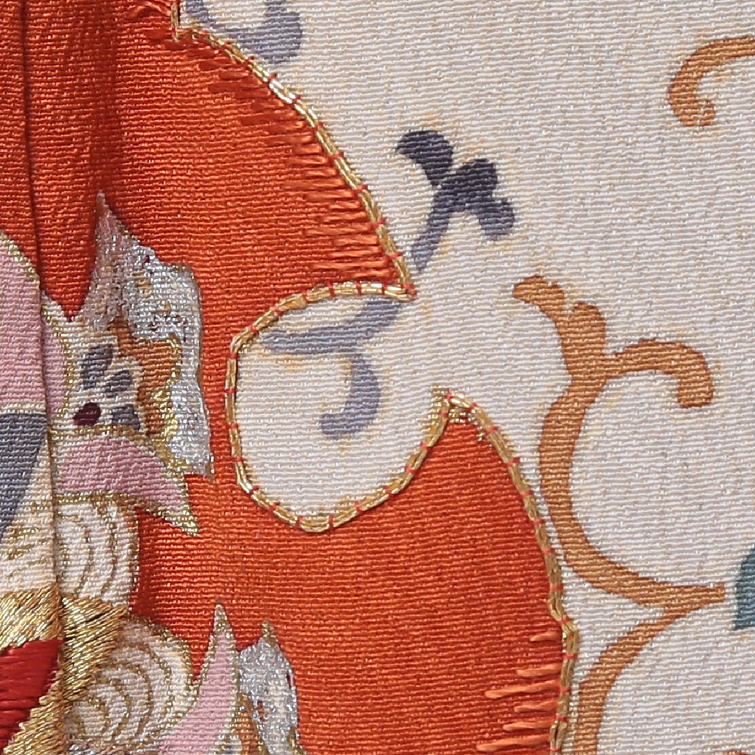 黒留袖 五つ紋 五七桐 身丈158cm 裄丈61.5cm Aランク 正絹 袷 比翼 広衿 M アラベスク 雪輪 金銀糸 フォーマル 黒系 1211-F0232