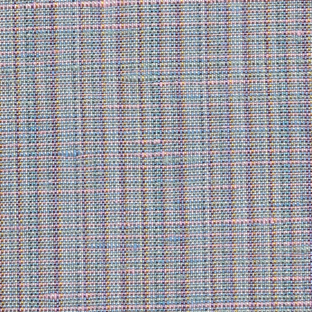 紬 単衣 身丈145cm 裄丈62cm 正絹 Bランク XSサイズ バチ衿 カジュアル 縞 グレー系 1216-02915