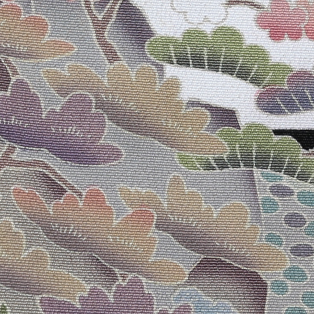 黒留袖 五つ紋 丸に木瓜 翠晶 身丈147cm 裄丈63cm Aランク 正絹 袷 比翼 広衿 XS 作家物 落款 京友禅 山水 フォーマル 黒系 1211-F0192