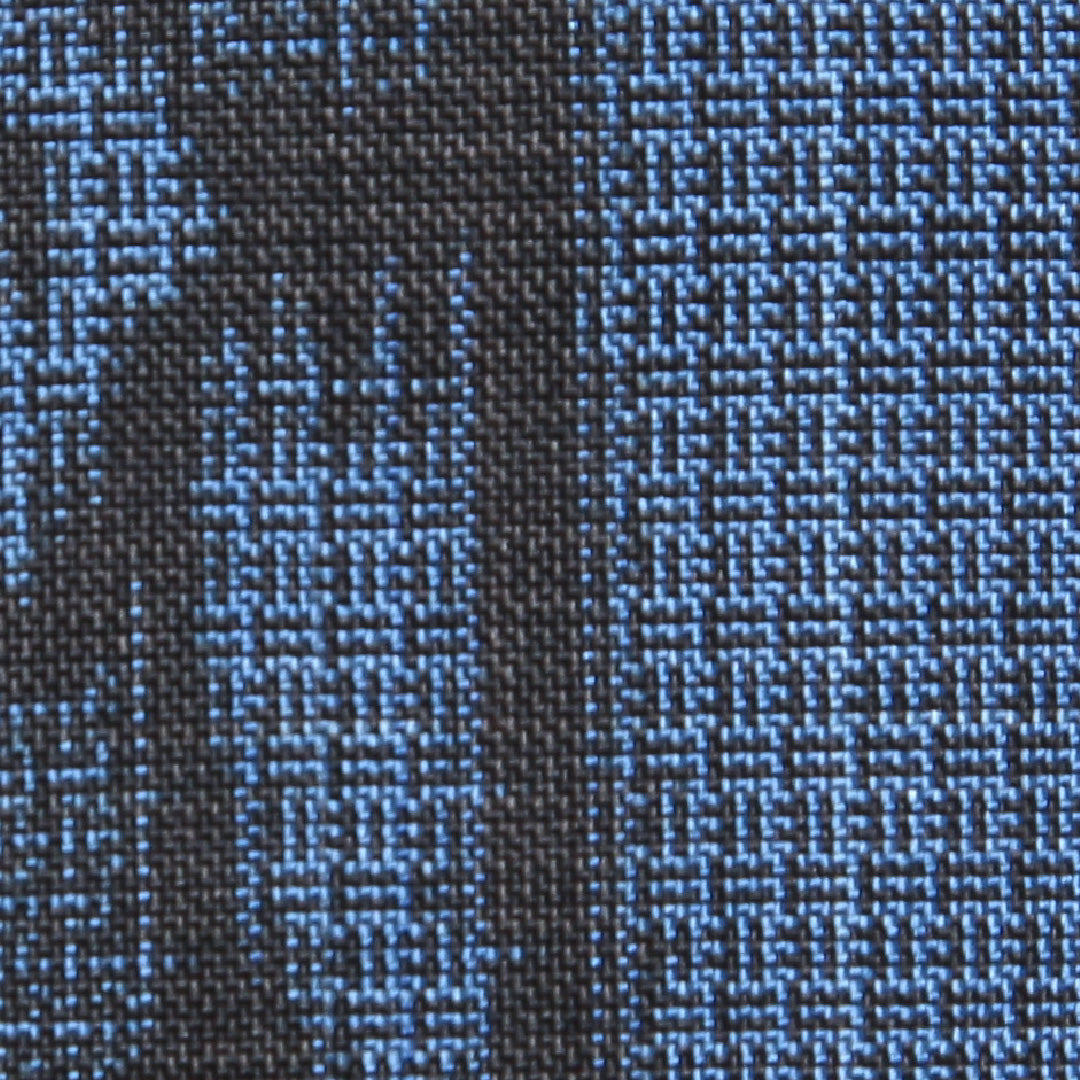 紬 単衣 身丈151cm 裄丈62cm 正絹 Bランク Sサイズ バチ衿 カジュアル 市松 青系 1216-03505