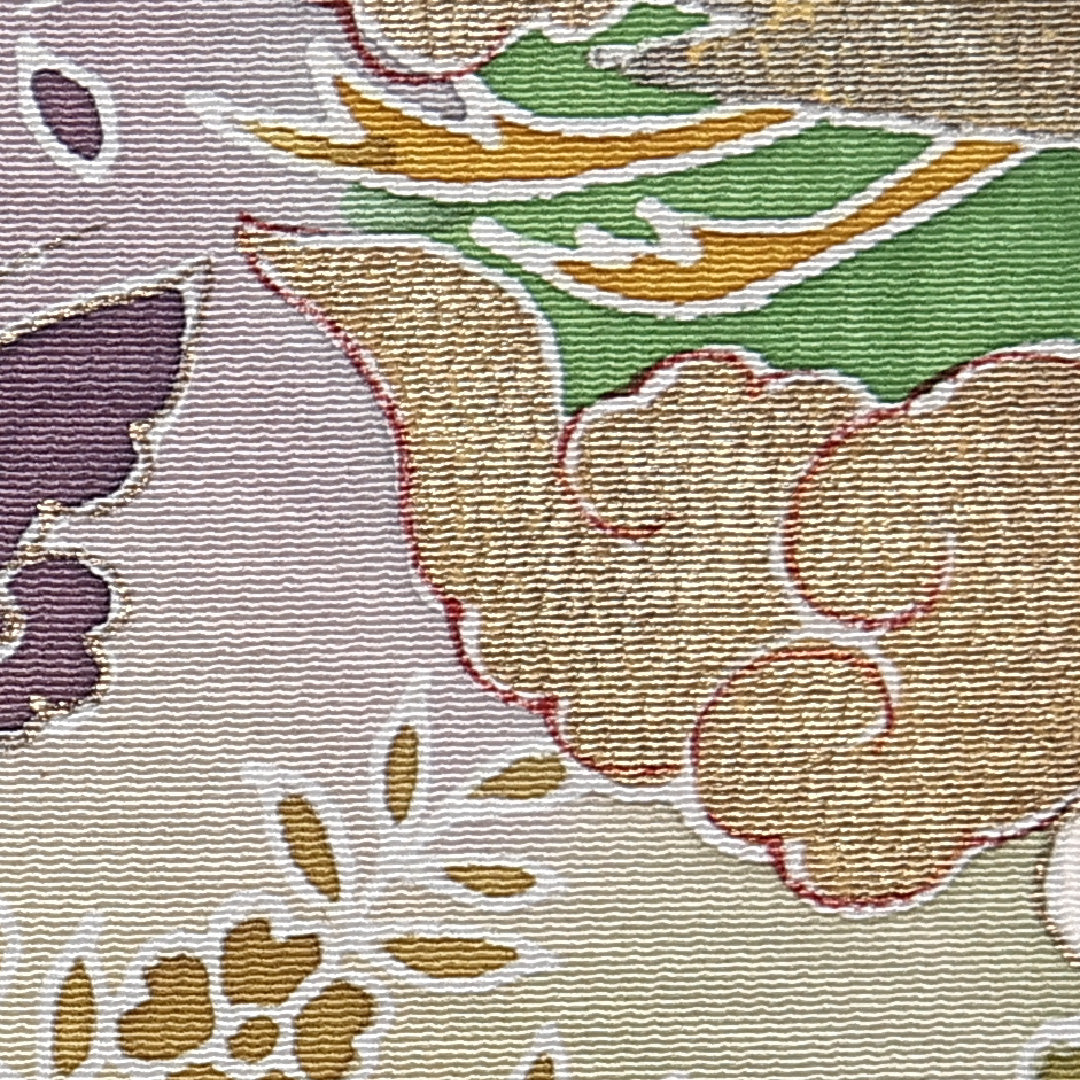 色留袖 身丈158cm 裄丈65cm 袷 三つ紋 剣片喰 正絹 Sランク 広衿 作家物 華文 落款 1211-F0379