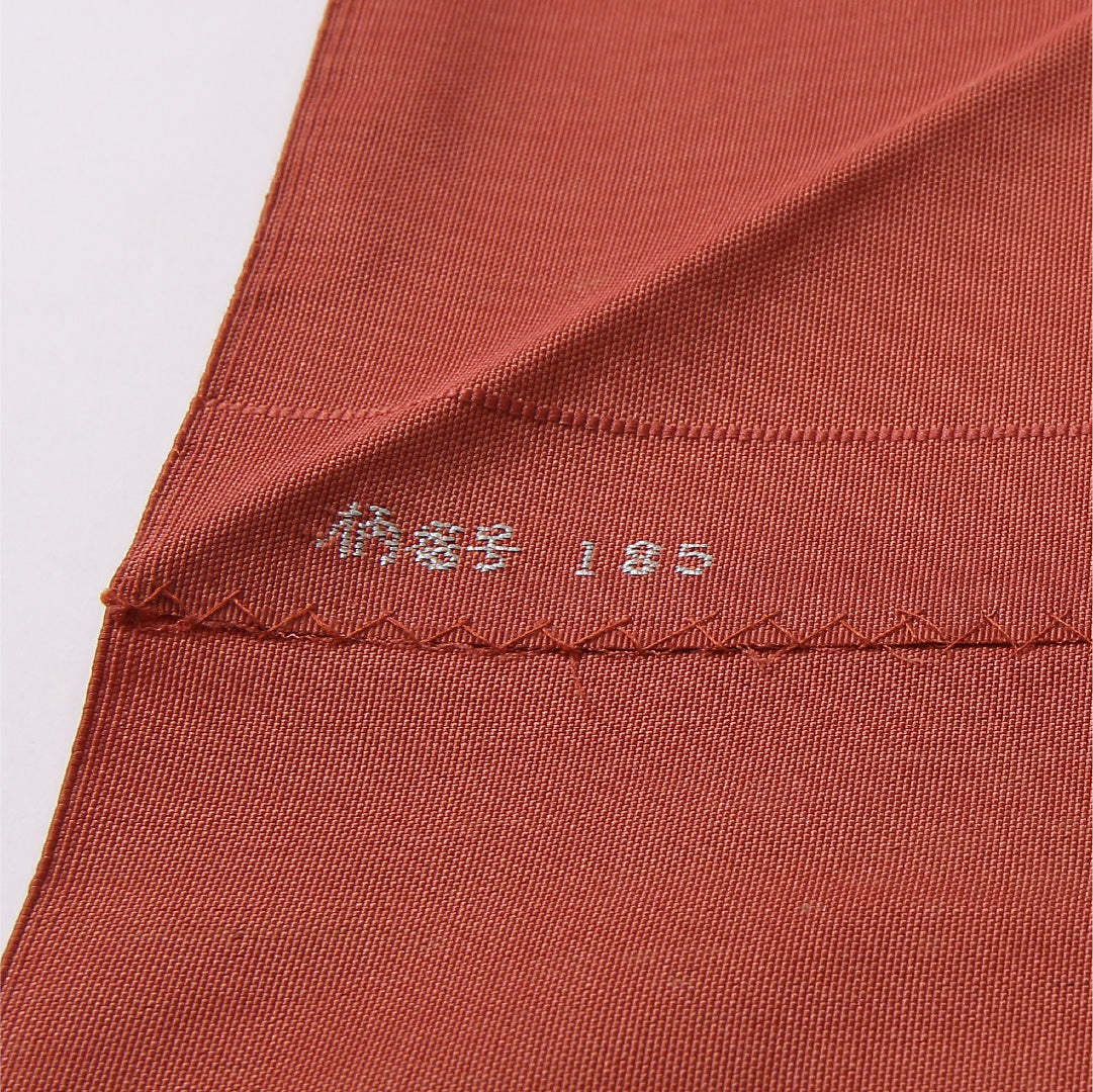 八寸名古屋帯 Aランク 帯丈348cm 正絹 ポイント柄 松葉仕立て 織り カジュアル 植物柄 朱系 LP 1245-02975