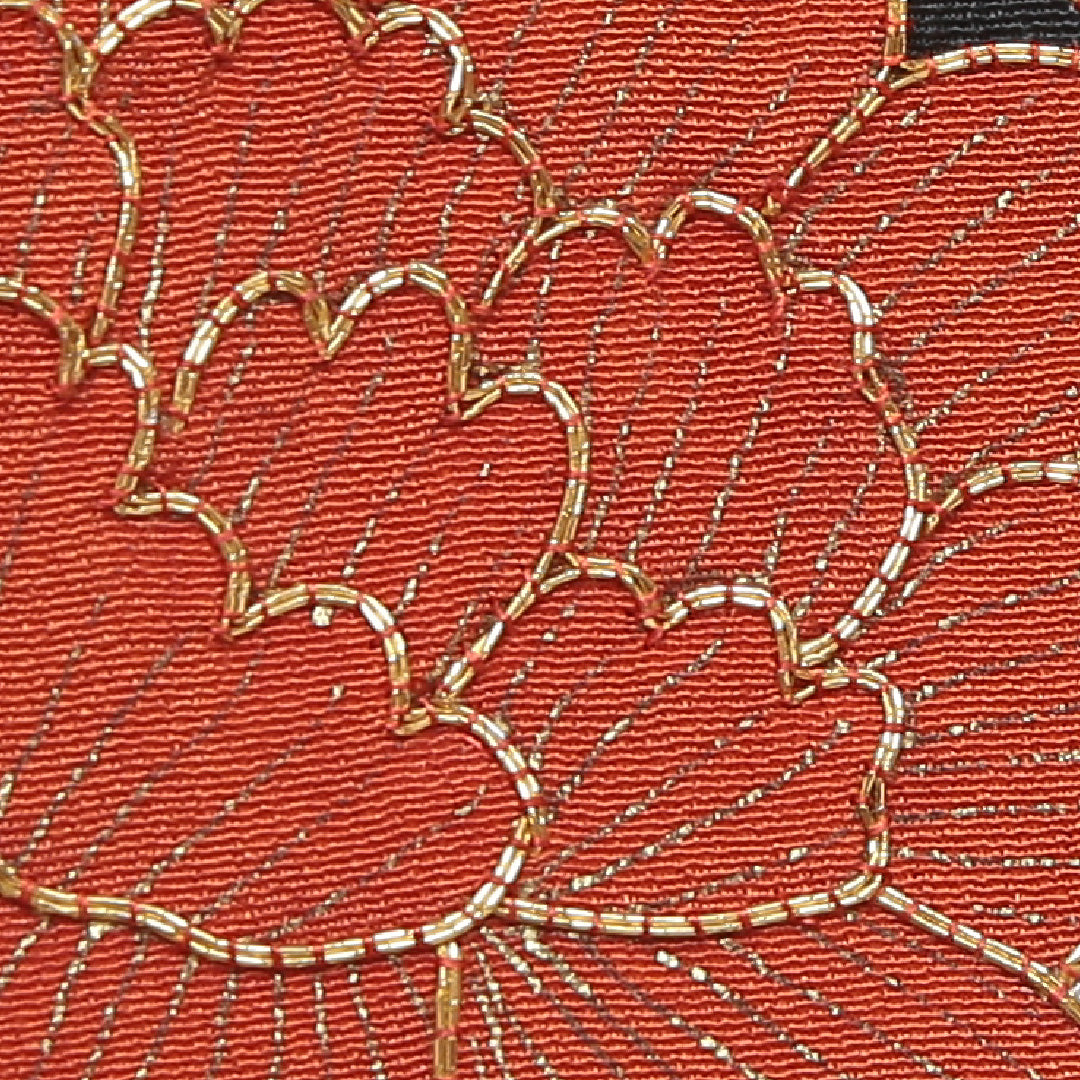 黒留袖 五つ紋 片喰 身丈157cm 裄丈64cm Sランク 正絹 袷 広衿 M 金駒刺繍 金箔 石庭 牡丹 笹 フォーマル 黒系 1211-F0155