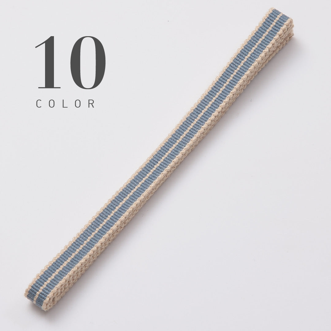 新品 真田紐 帯締め 長さ124cm 幅1cm 平織り 三分紐 12123-00001