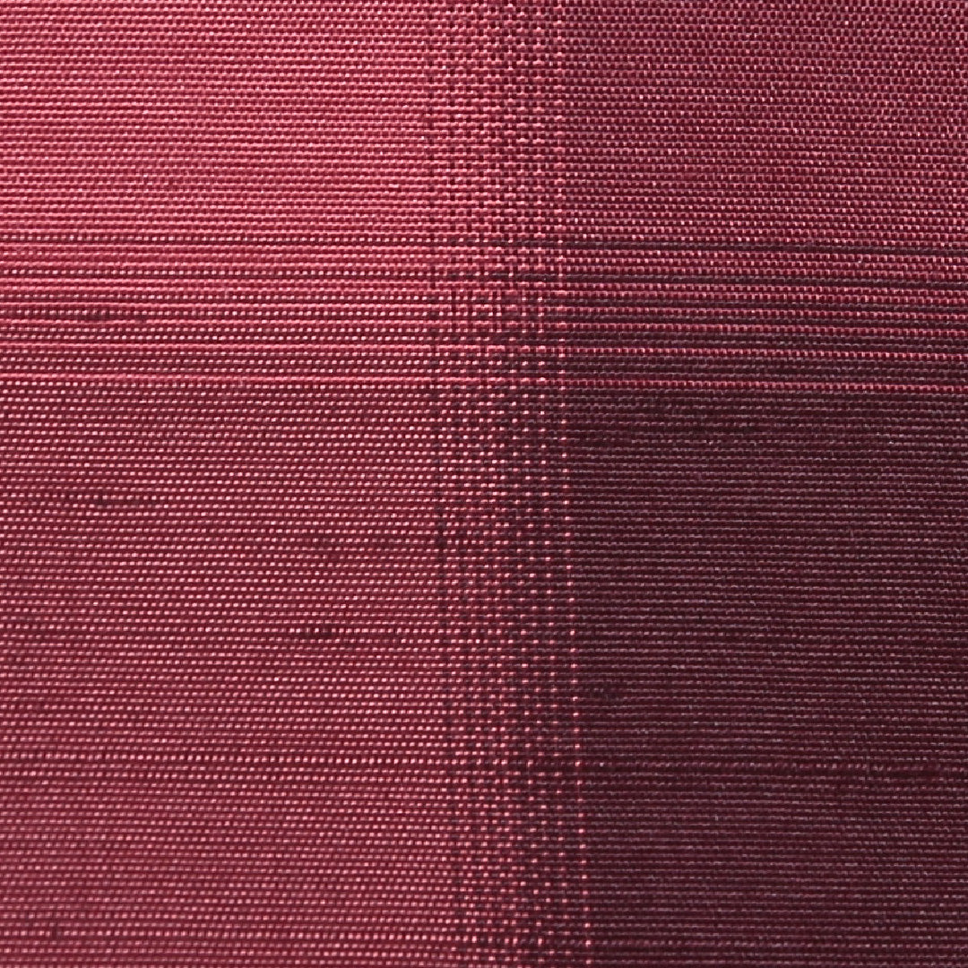 紬 袷 身丈161cm 裄66.5cm 正絹 赤系 Aランク 市松 1216-00698-3412