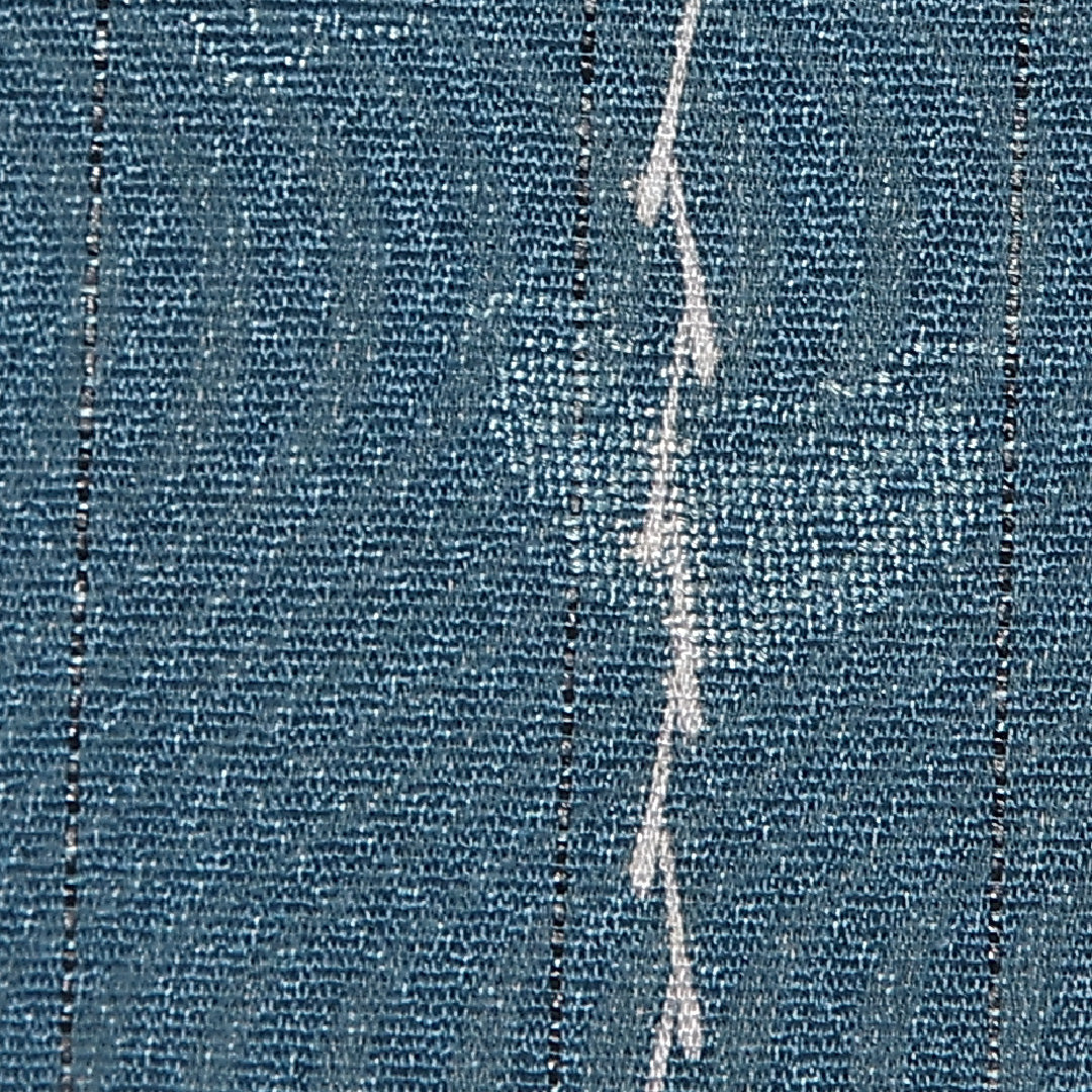 アンティーク 小紋 袷 身丈146cm 裄丈62cm 正絹 Aランク 広衿 XSサイズ 紗綾型 松 水色系 M4 1221-12487