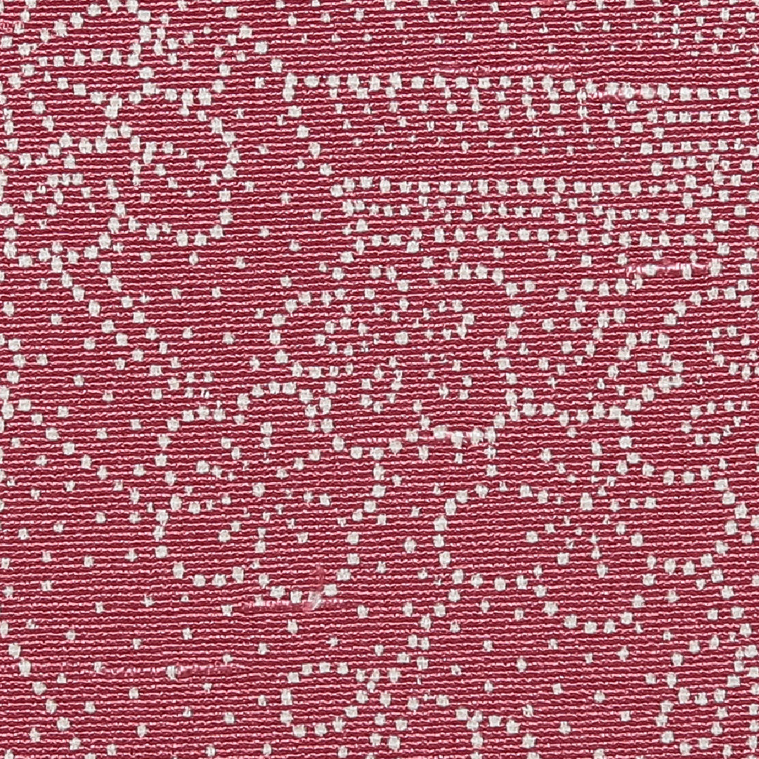 小紋 袷 身丈157cm 裄丈64cm 正絹 Aランク Mサイズ バチ衿 インフォーマル ちりめん 茶屋辻 青海波 ピンク系 1215-01505