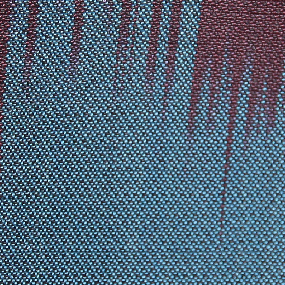 アンティーク 紬(銘仙) 袷 身丈148cm 裄丈61cm 正絹 Cランク XSサイズ 広衿 井絣 紫系 1216-03512