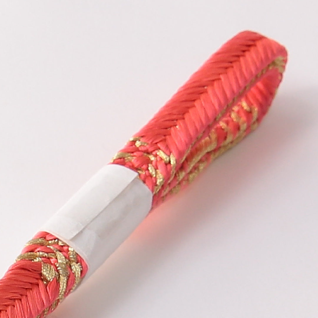 未使用品 礼装用 帯締め 平組紐 大和組 正絹 多色系 ピンク系 1251-01908