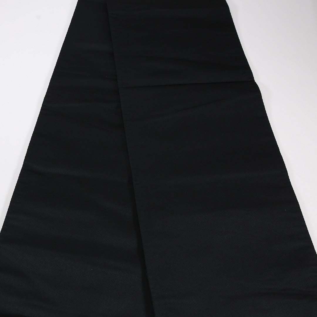 般若心経 弔事用 袋帯 帯丈420cm 正絹 六通 黒系 1243-02641