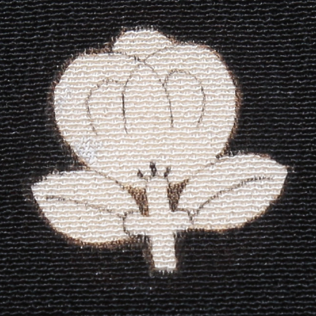 黒留袖 袷 身丈156cm 裄63cm 正絹 五つ紋 刺繍 鷲や梅 道長取り 橘 黒系 Bランク 1211-00145