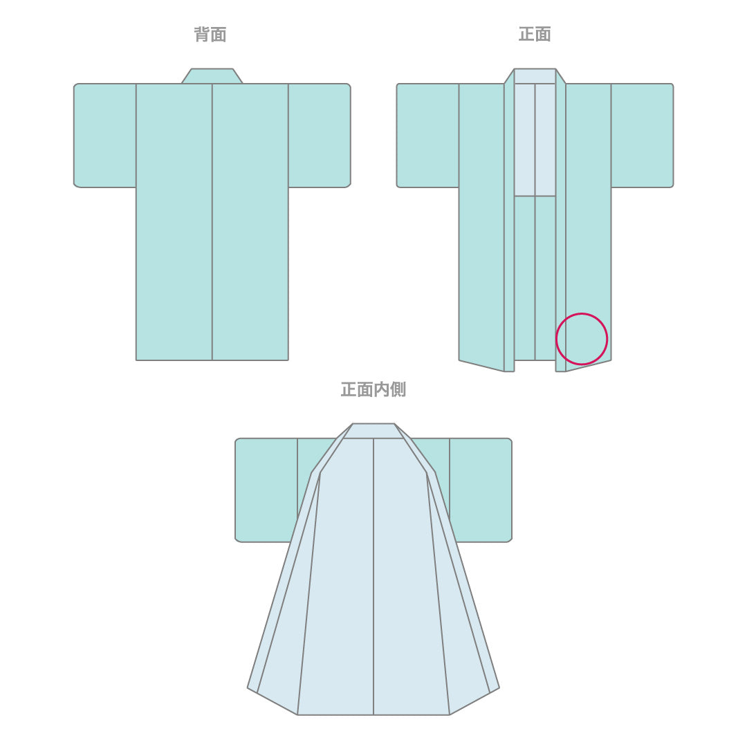 道中着 身丈77cm 裄丈65cm M 正絹 Aランク 袷 オリエンタル 1264-10795