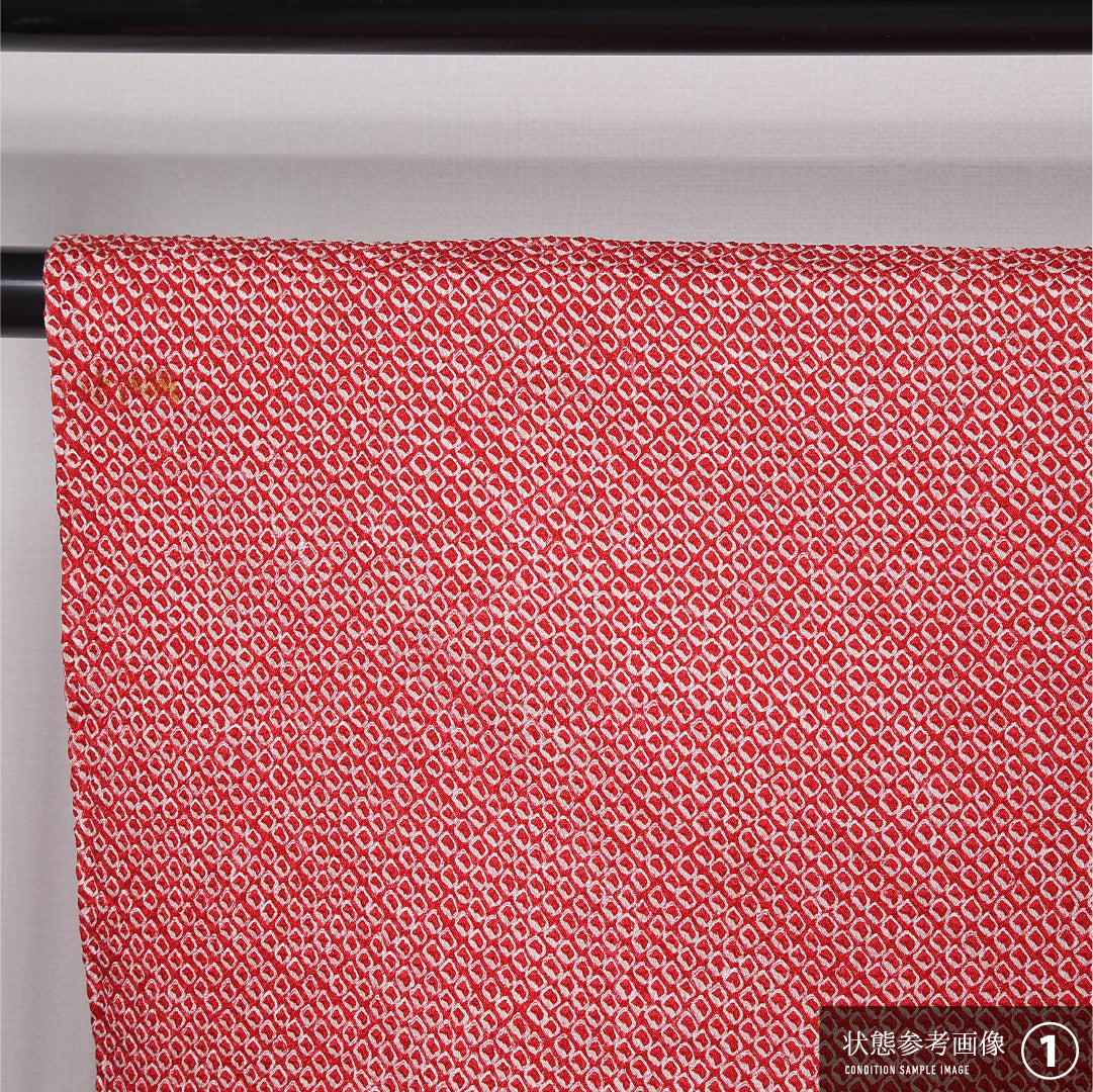 絵羽羽織 袷 身丈80cm 裄丈64cm 正絹 Bランク インフォーマル Mサイズ 絞り 紐あり 紫陽花 ピンク系 GP 1234-12104