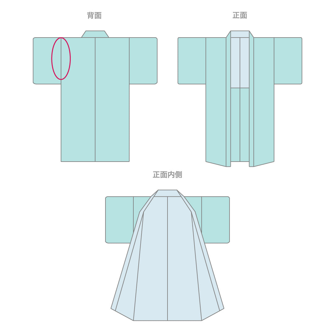 羽織 身丈81cm 裄丈62cm S 正絹 紫系 Aランク 1217-00784