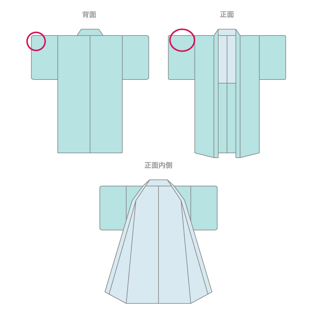 道行コート 身丈85cm 裄丈63.5cm S 正絹 Aランク 袷 ポケットあり 1263-10759