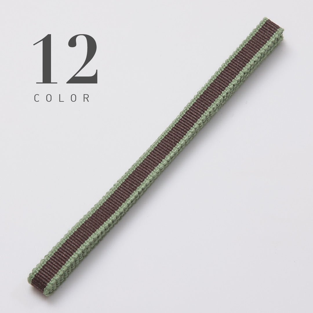 新品 真田紐 帯締め 長さ124cm 幅1cm 平織り 三分紐 12123-00001