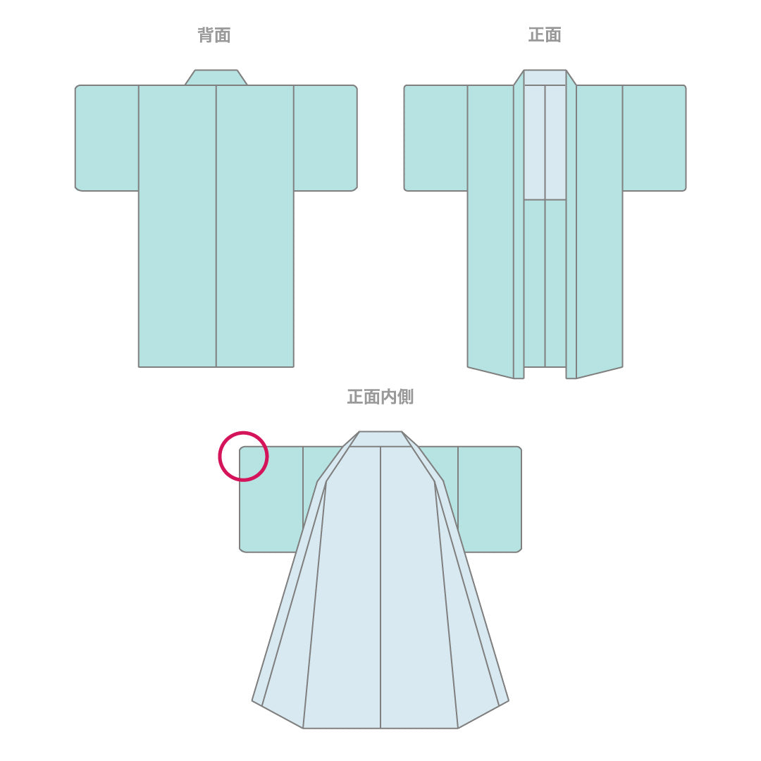 黒羽織 袷 身丈84cm 裄丈65cm 正絹 Aランク 一つ紋 (四ツ目菱) セミフォーマル Mサイズ 漆糸 紐あり 創作柄 黒系 M4 1233-11123