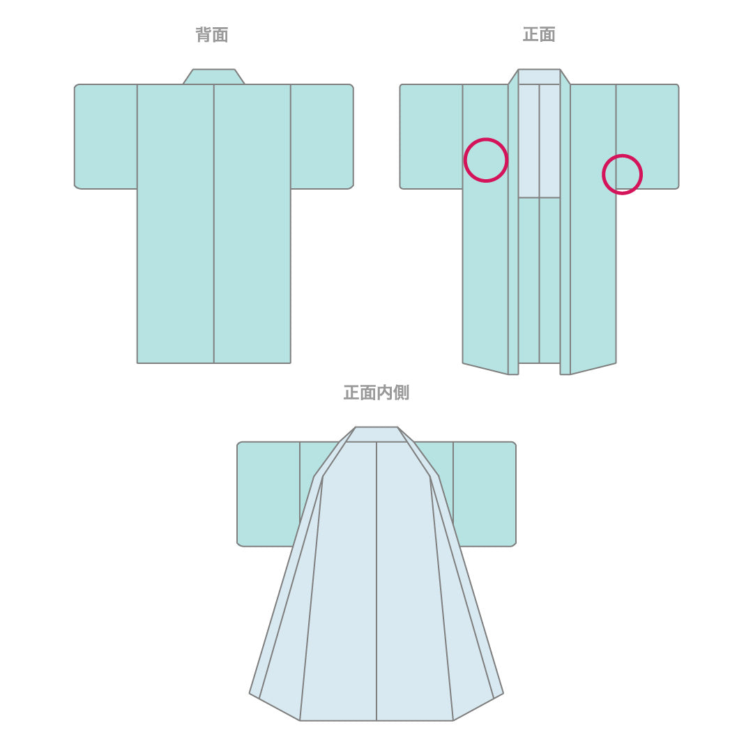 黒羽織 袷 身丈78cm 裄丈62cm 正絹 Aランク 一つ紋 (抱き茗荷) セミフォーマル Sサイズ 紐あり 家紋柄 黒系 RP 1233-06088