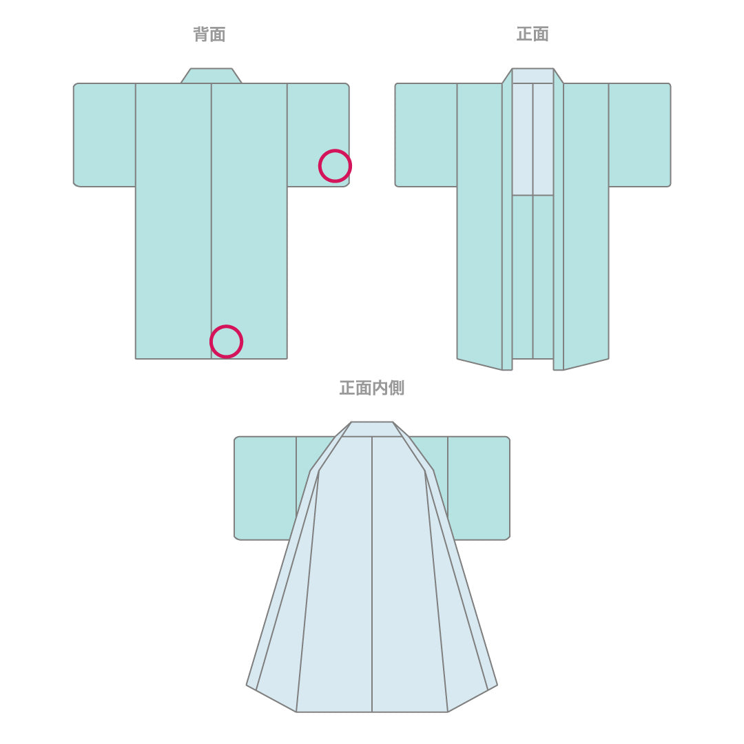 アンティーク 羽織 袷 身丈85cm 裄丈64cm 正絹 Bランク Mサイズ しつけ糸 幾何学柄 朱系 RP 1232-05931