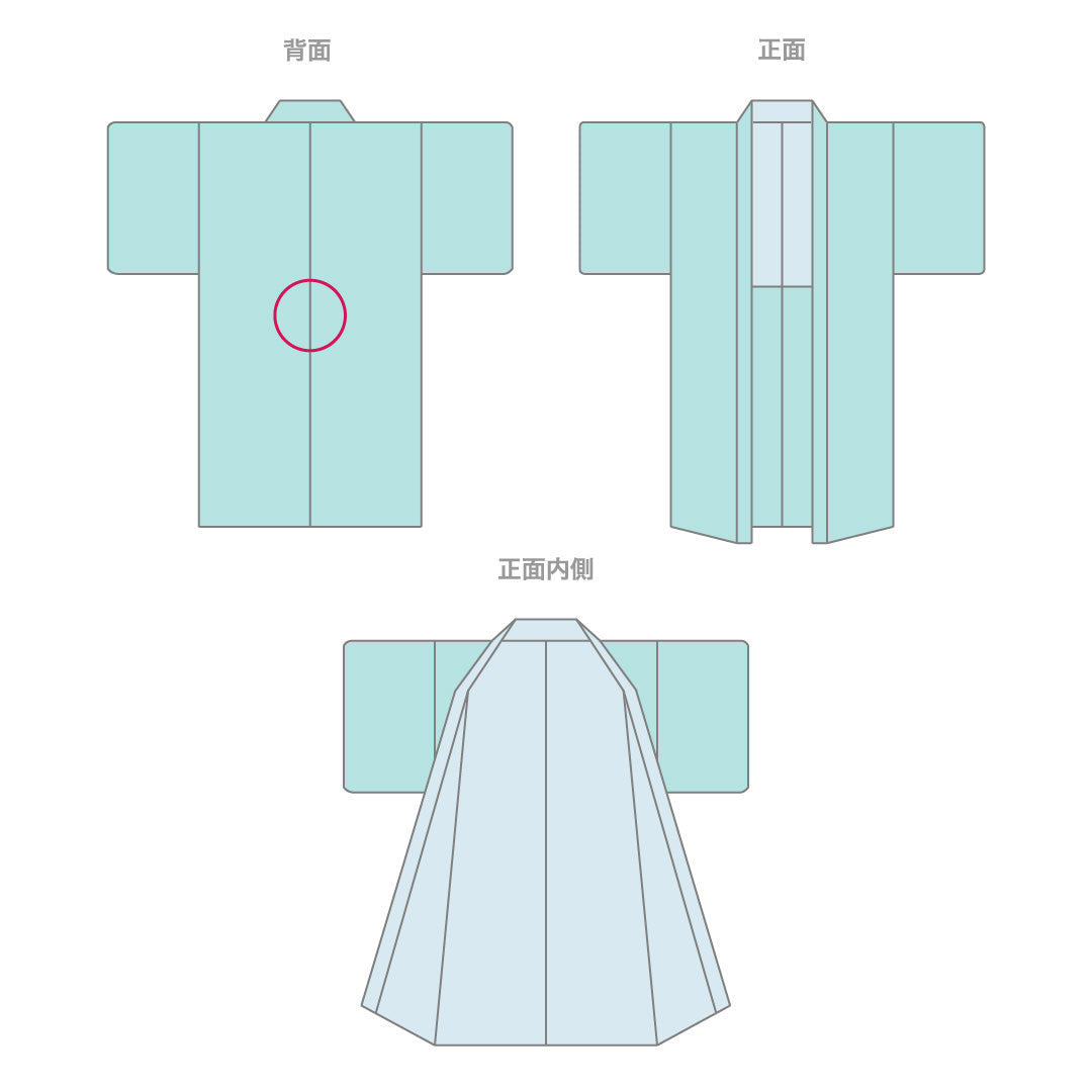 道中着 袷 身丈90cm 裄67.5cm 正絹 Aランク 紬 グレー系 1217-00562