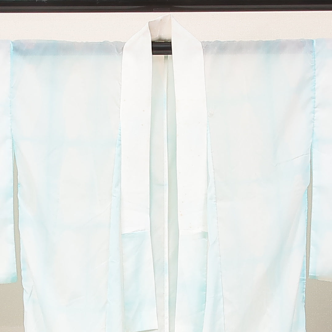 アンティーク 長襦袢 単衣 身丈127cm 裄丈62cm 正絹 Aランク Lサイズ 白系 RP 1239-17229