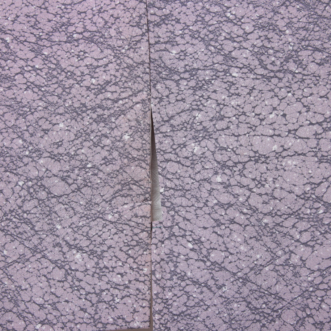 羽織 身丈81cm 裄丈62cm S 正絹 紫系 Aランク 1217-00784