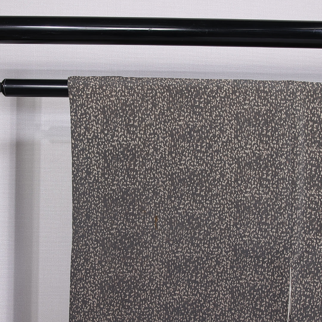 羽織 袷 身丈82cm 裄丈61cm 正絹 Aランク カジュアル Sサイズ 紐あり 抽象柄 茶系 RP 1232-11091