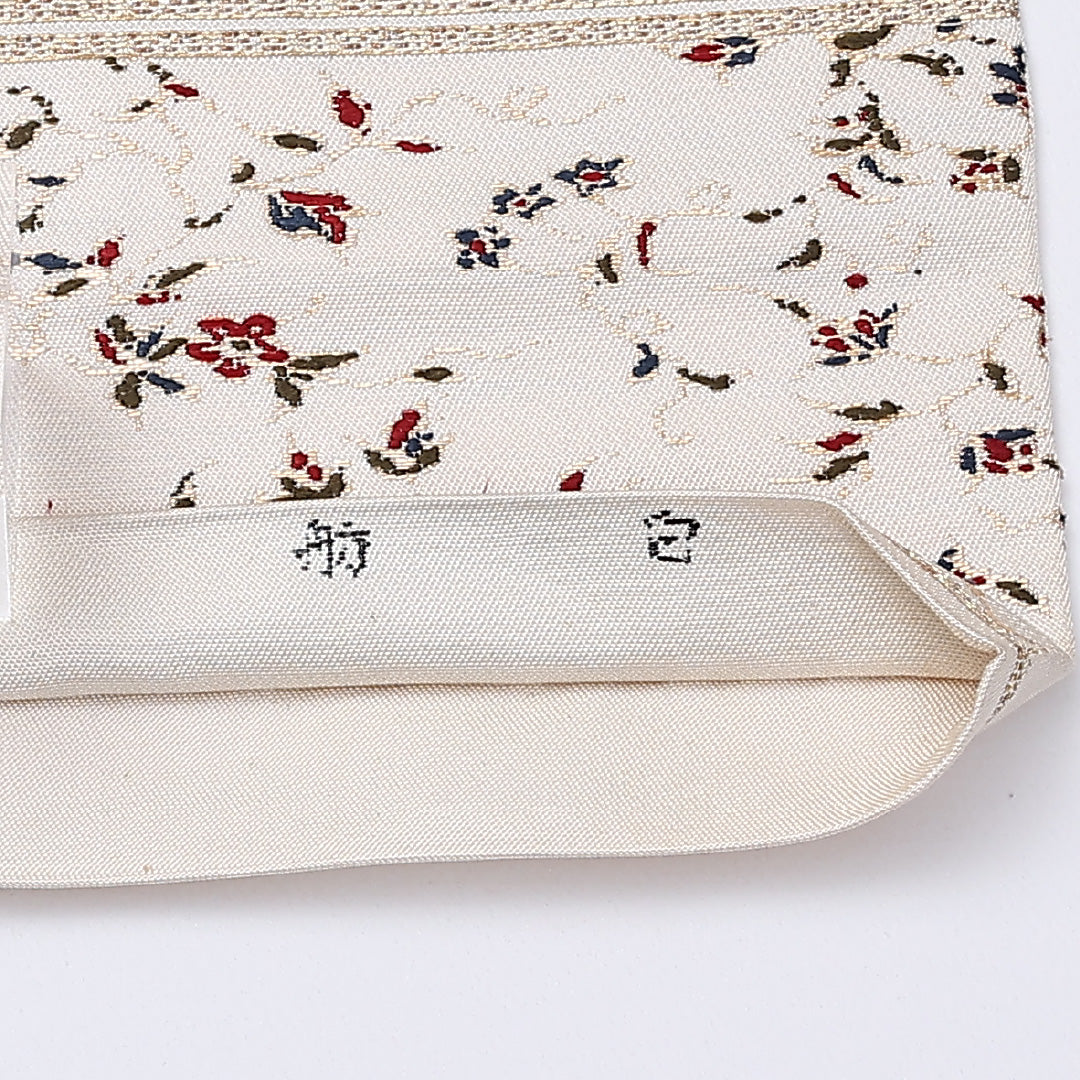 袋帯 龍村平蔵 帯丈436cm 全通 白舫 逸品 カジュアル 落款 白系 正絹 Bランク 1223-00973