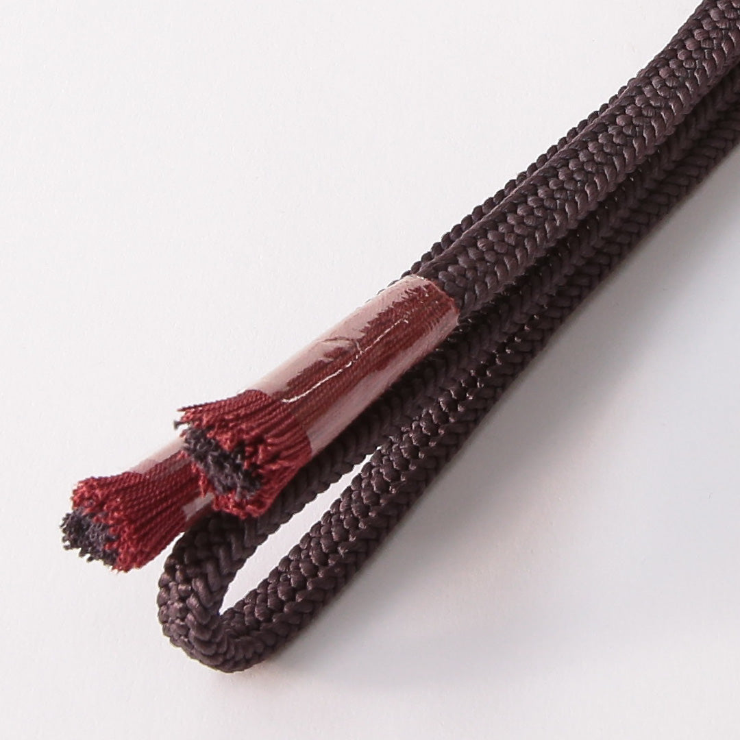 未使用品 帯締め 平組紐 高麗組 正絹 茶系 1251-01827