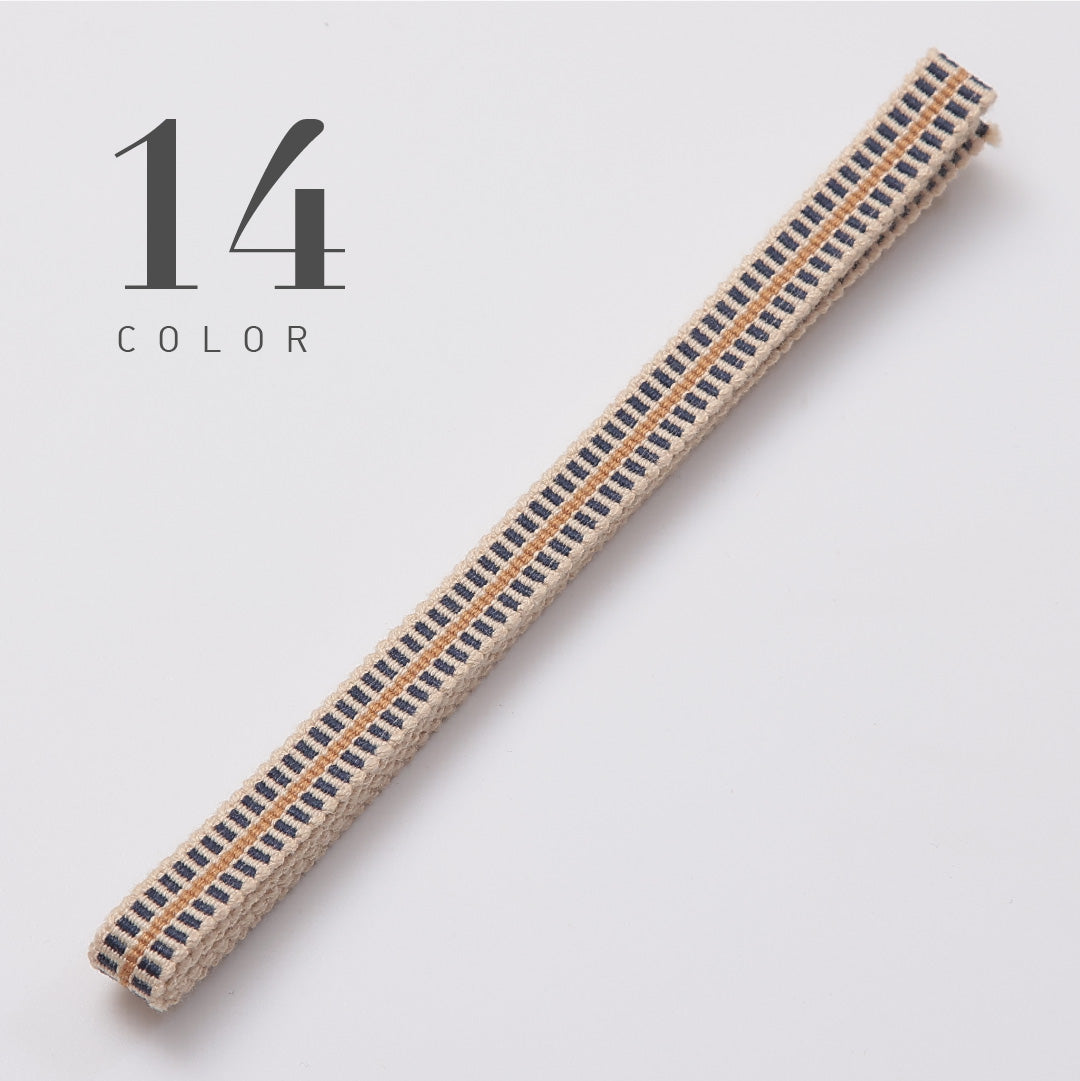 新品 真田紐 帯締め 長さ124cm 幅1cm 平織り 三分紐 12123-00001
