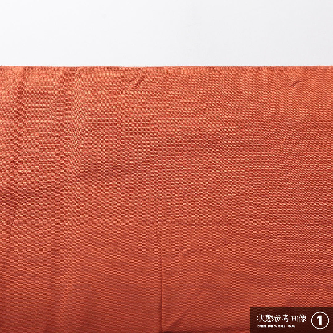 袋帯 帯丈432cm インフォーマル 全通 帯芯なし Aランク 正絹 ペイズリー柄 緑系 朱系 1223-02169