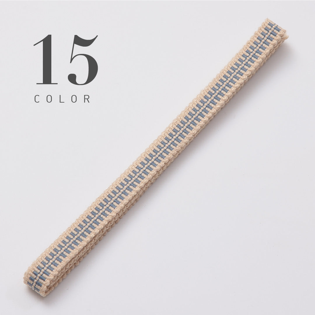 新品 真田紐 帯締め 長さ124cm 幅1cm 平織り 三分紐 12123-00001