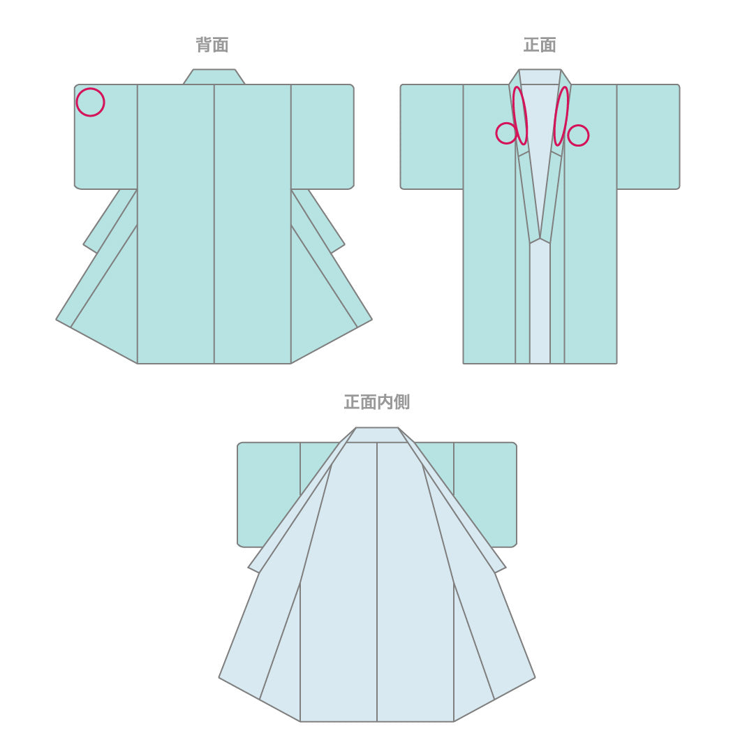 訪問着 袷 身丈160~164cm 裄69cm 正絹 鴛鴦や菖蒲 金彩 青系 Bランク 1212-00594