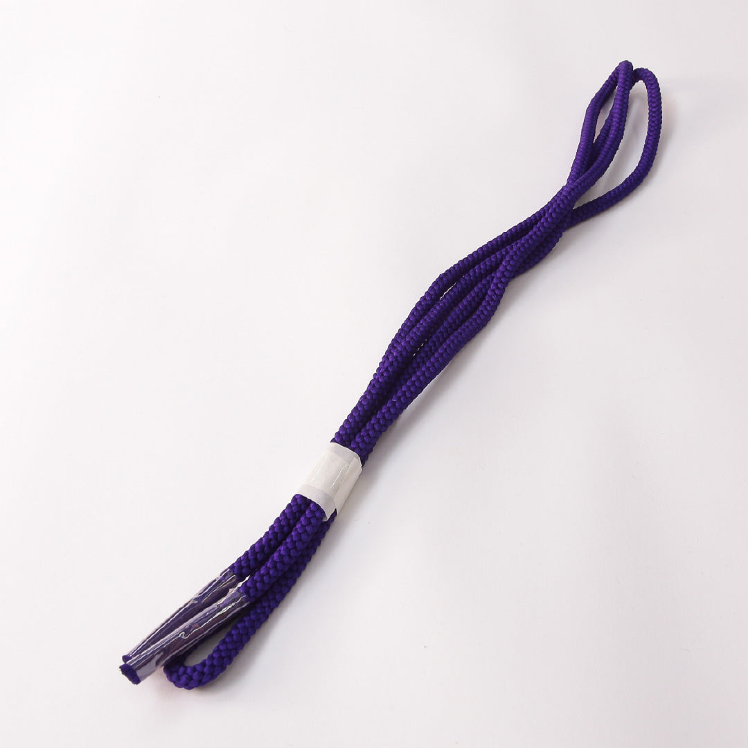 未使用品 帯締め 丸組紐 八つ組 正絹 紫系 1251-01730
