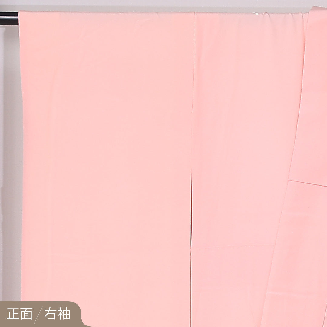 振袖 袷 身丈164cm 裄丈63cm 正絹 Sランク フォーマル 広衿 Lサイズ 牡丹 ピンク系 RP 1215-06772