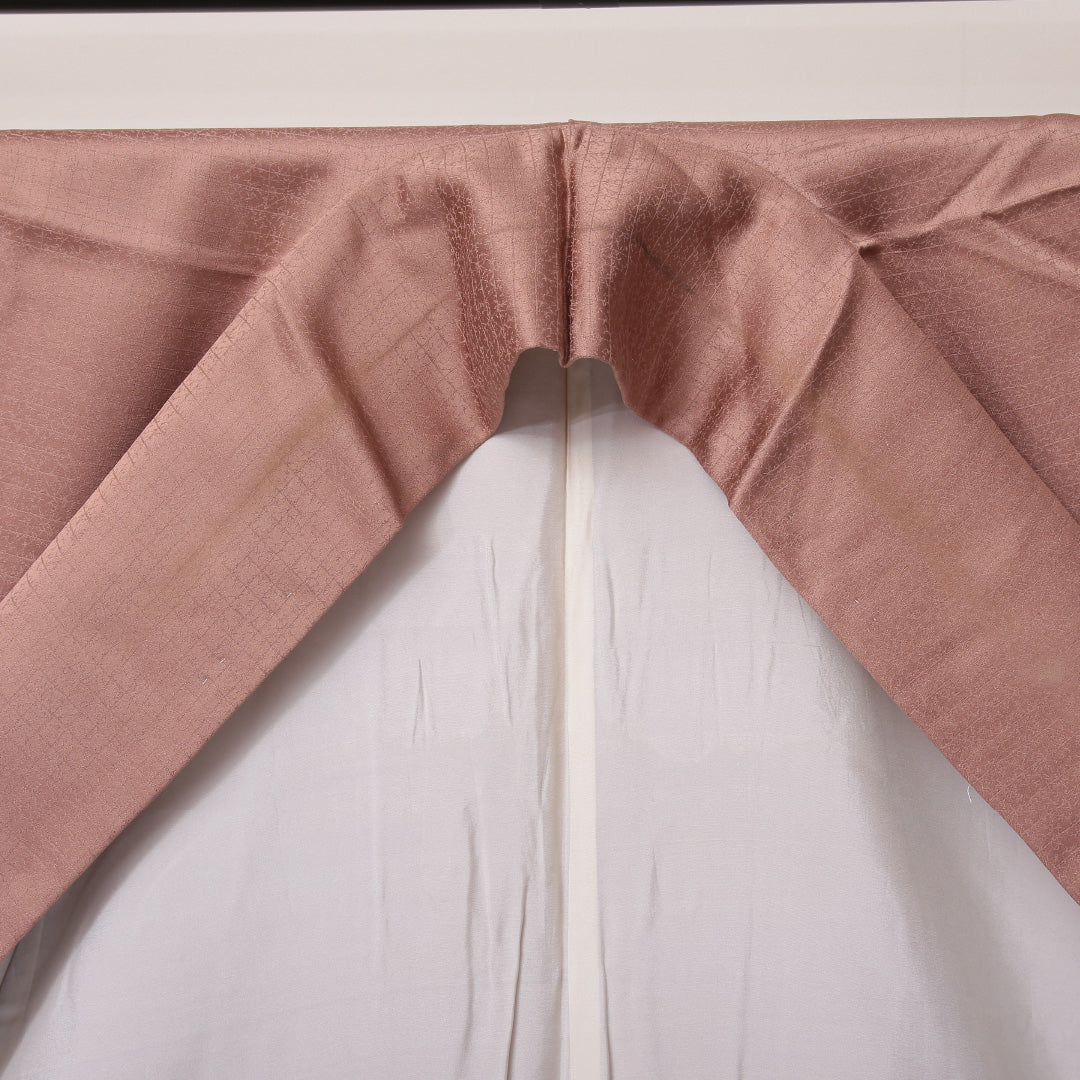色留袖 一つ紋 身丈155cm 裄丈62.5cm Sランク 正絹 袷 広衿 M 金駒刺繍 鶴 道長取り 道長取り 鶴 笠松 吉祥文様 セミフォーマル 赤系 1211-F0223