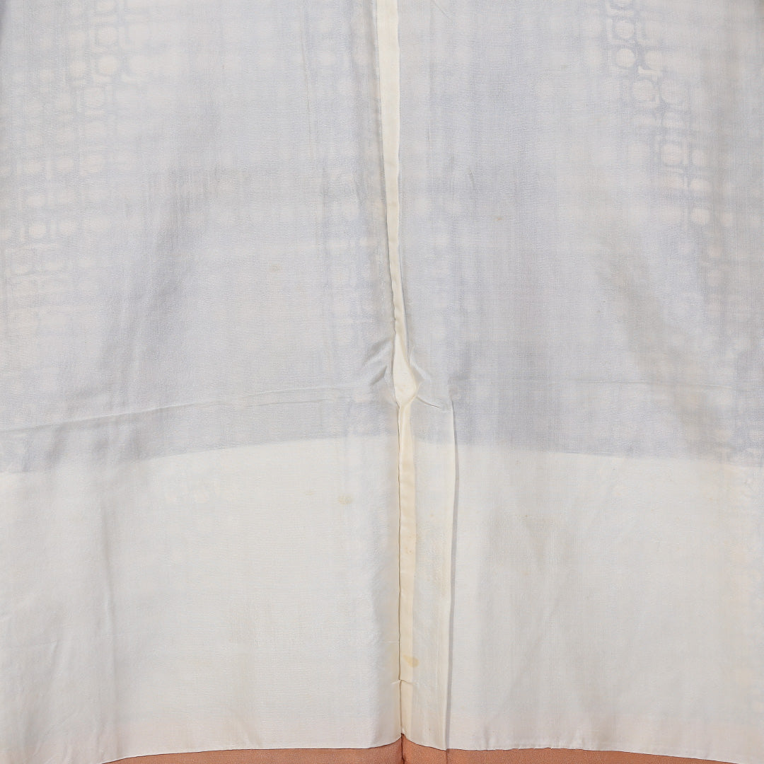 小紋 袷 身丈151cm 裄62.5cm グラデーション系 水玉 モダン 正絹 Aランク 1215-01695-3299
