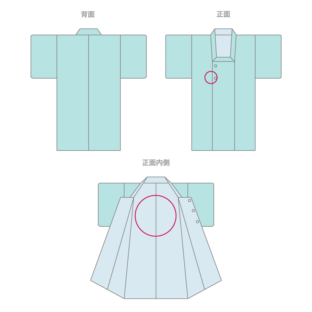 和装コート 袷 身丈90cm 裄丈65cm 正絹 Bランク Mサイズ 創作柄 黒系 RP 1238-05909
