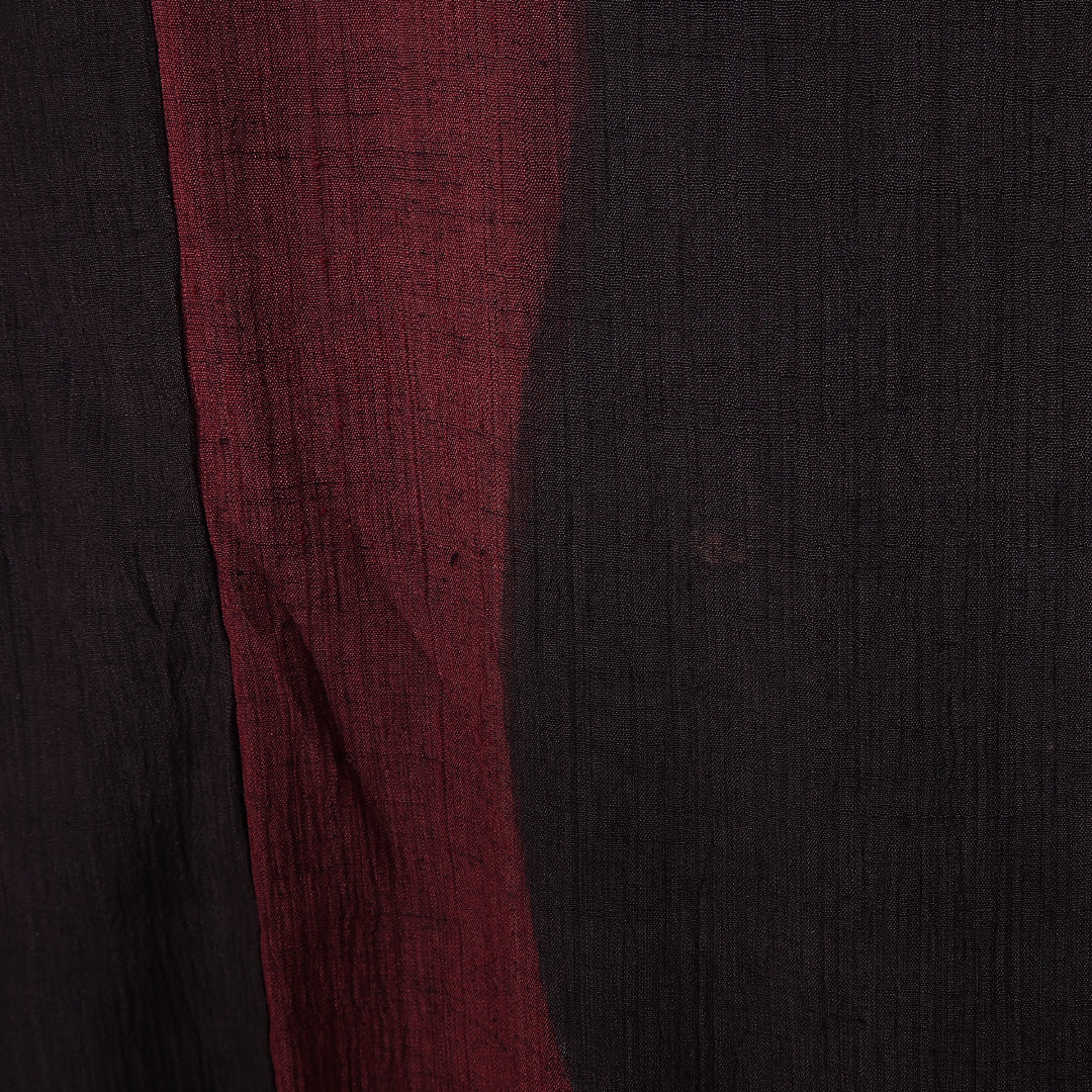 紬 身丈160cm 裄丈63.5cm L 正絹 Aランク 袷 広衿 よろけ縞 真綿紬 1216-10516