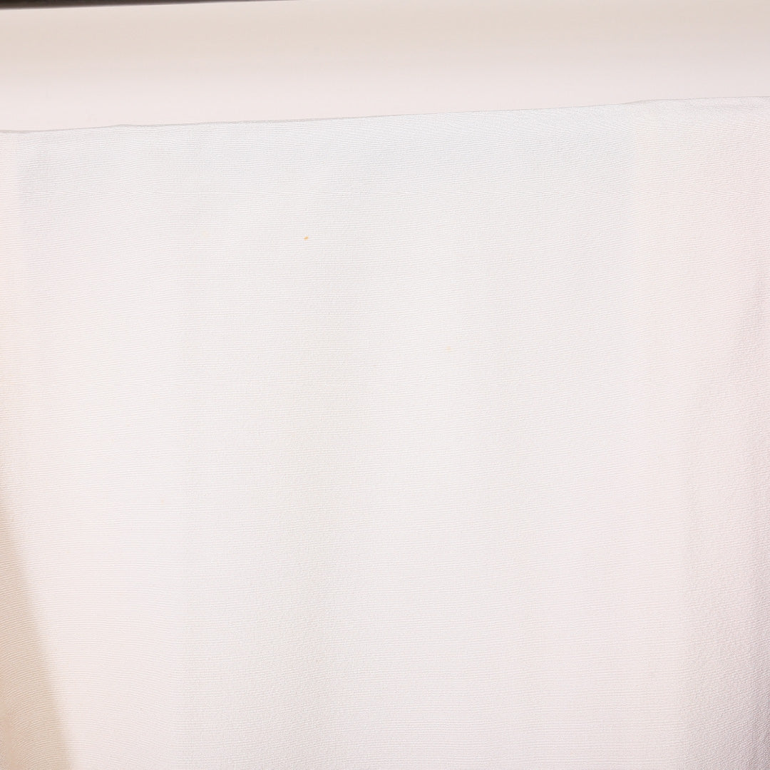 訪問着 袷 身丈161cm 裄丈62cm 正絹 Cランク Lサイズ 広衿 セミフォーマル 牡丹 金駒刺繍 クリーム系 1212-04478