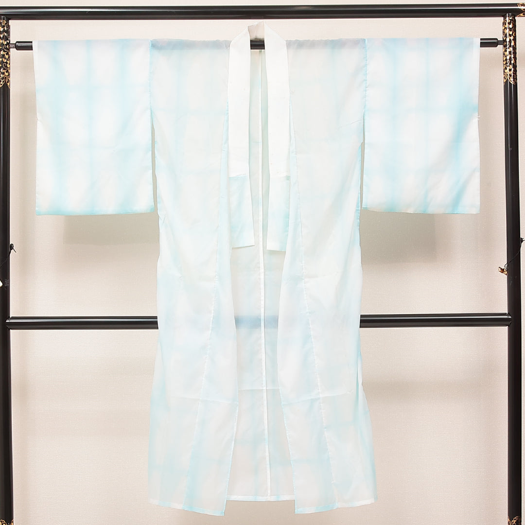 アンティーク 長襦袢 単衣 身丈127cm 裄丈62cm 正絹 Aランク Lサイズ 白系 RP 1239-17229