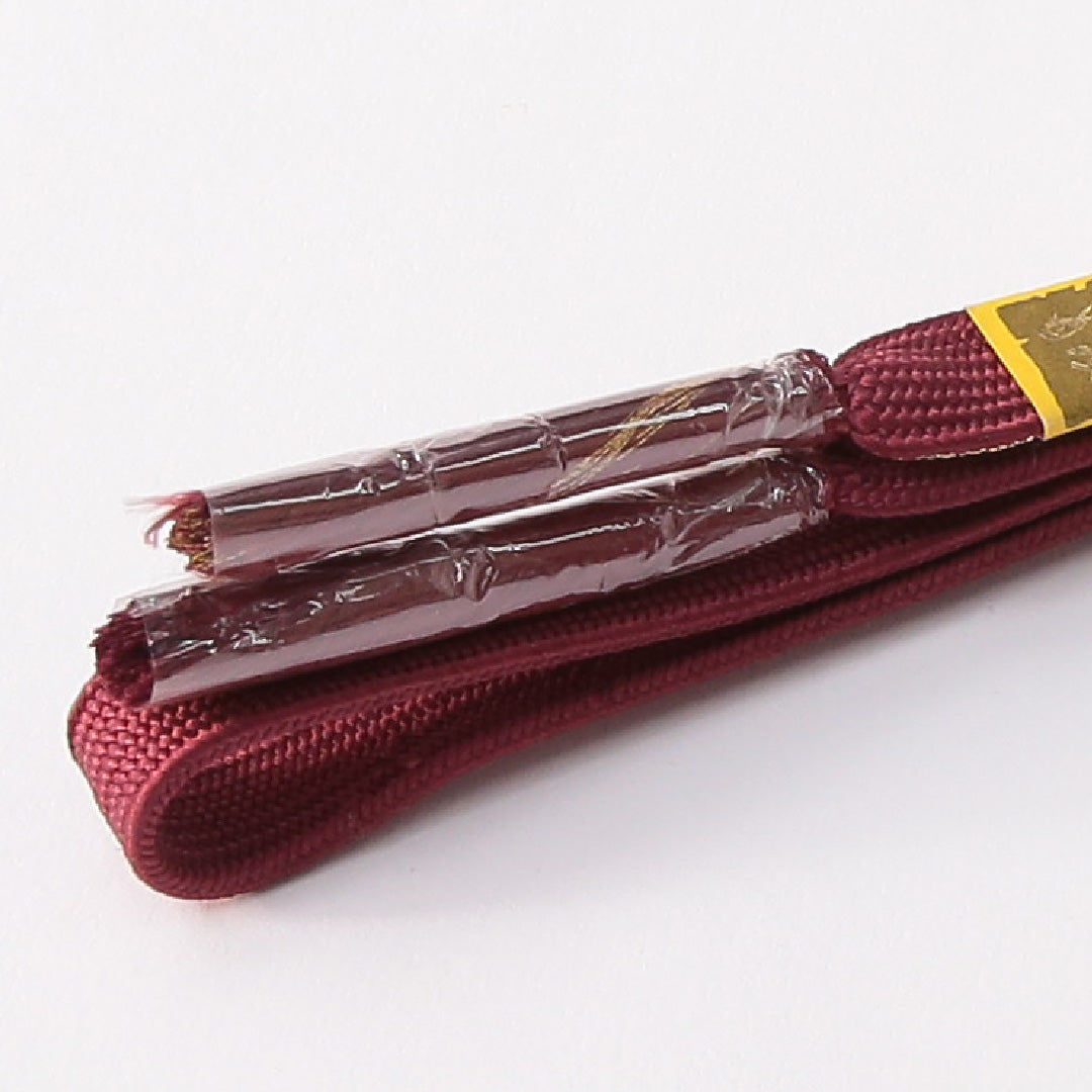 未使用品 礼装用 帯締め 平組紐 高麗組 正絹 紫系 金系 1251-01773